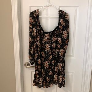 Abercrombie abs Fitch long sleeve floral dress